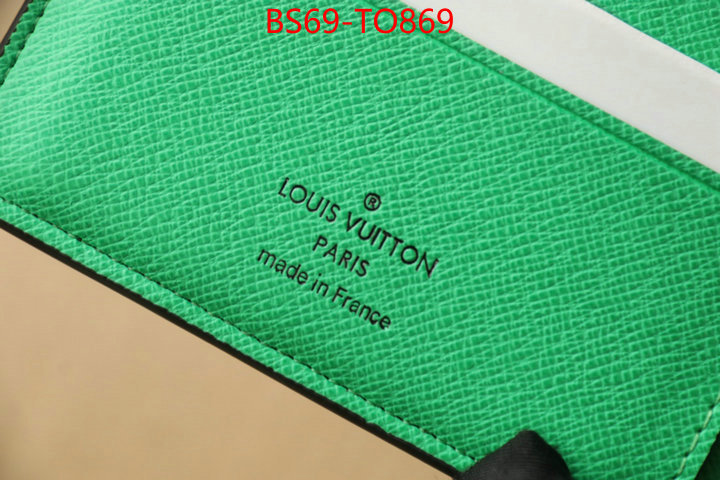 LV Bags(TOP)-Wallet,ID: TO869,$: 69USD