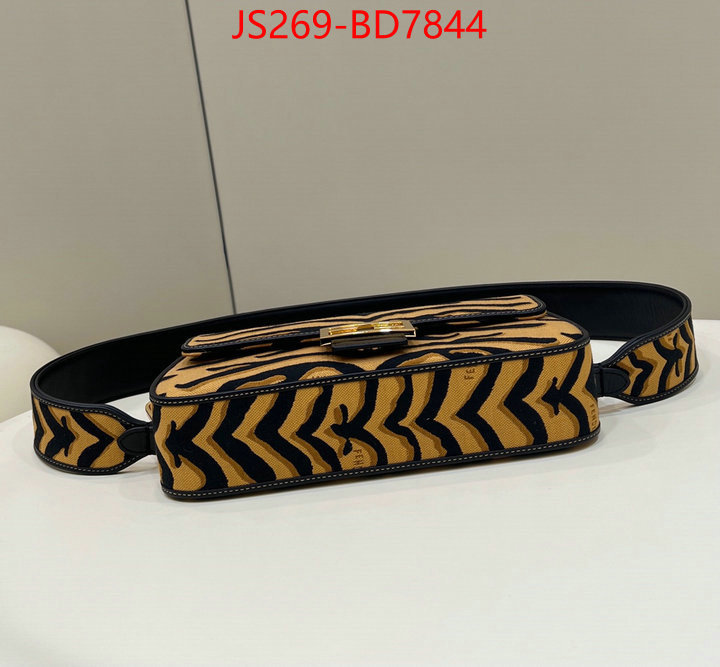 Fendi Bags(TOP)-Baguette,replica designer ,ID: BD7844,$: 269USD