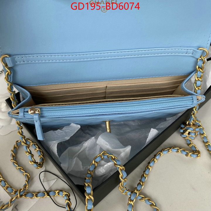 Chanel Bags(TOP)-Diagonal-,ID: BD6074,$: 195USD