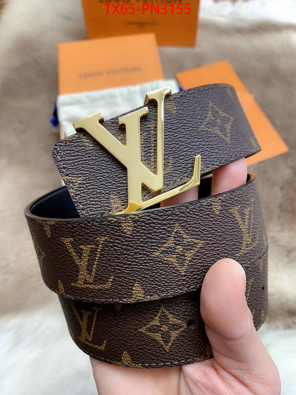 Belts-LV,shop the best high authentic quality replica , ID: PN3155,$: 65USD