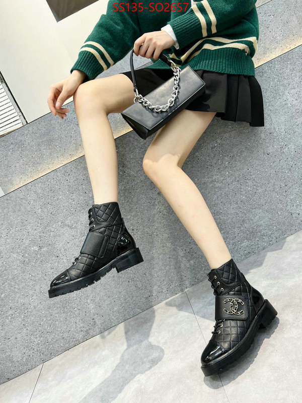 Women Shoes-Chanel,what is top quality replica , ID: SO2657,$: 135USD