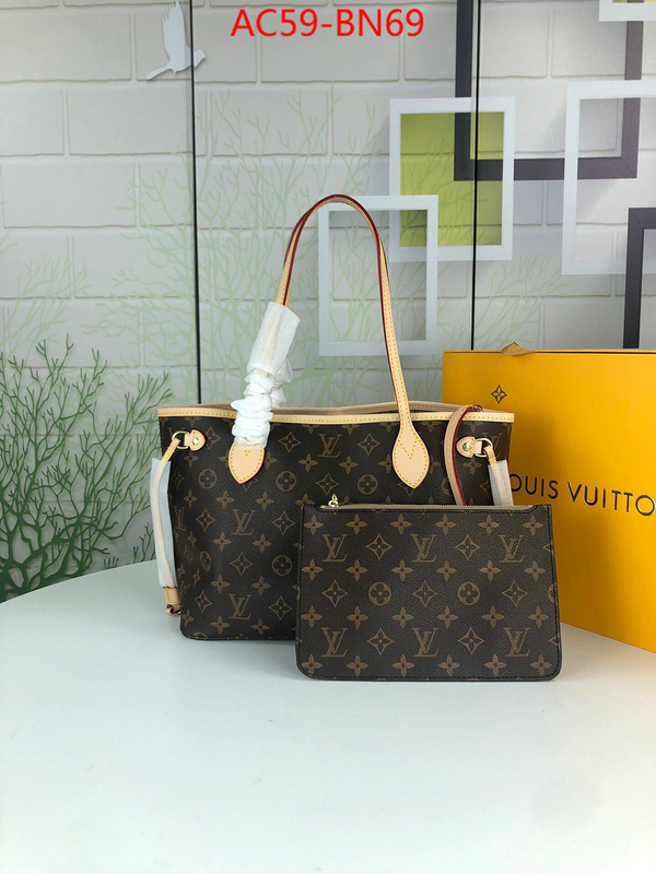 LV Bags(4A)-Neverfull-,online from china designer ,ID: BN69,$: 59USD