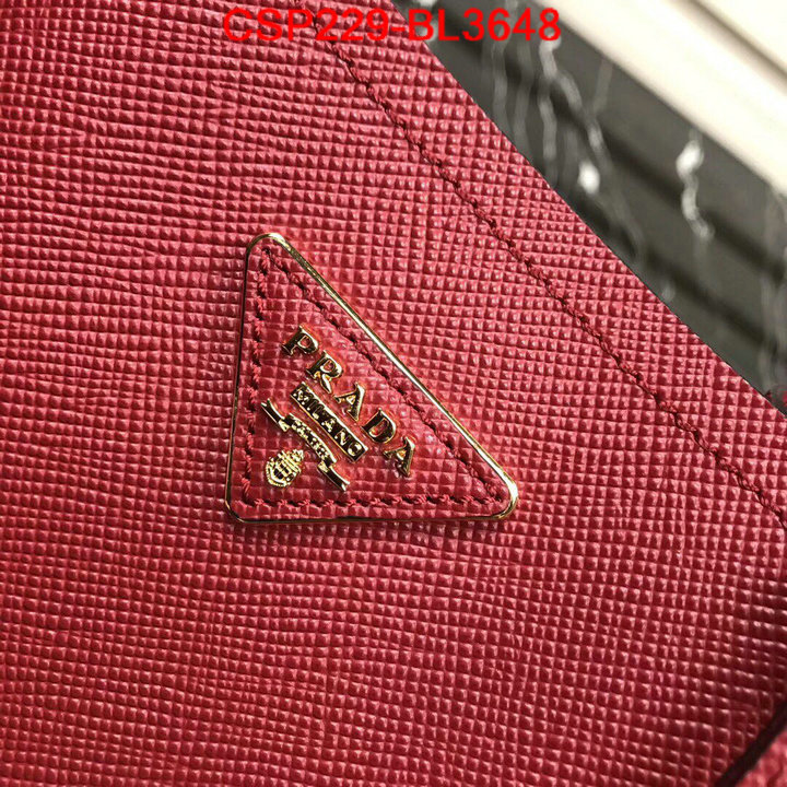 Prada Bags(TOP)-Diagonal-,ID: BL3648,$: 229USD