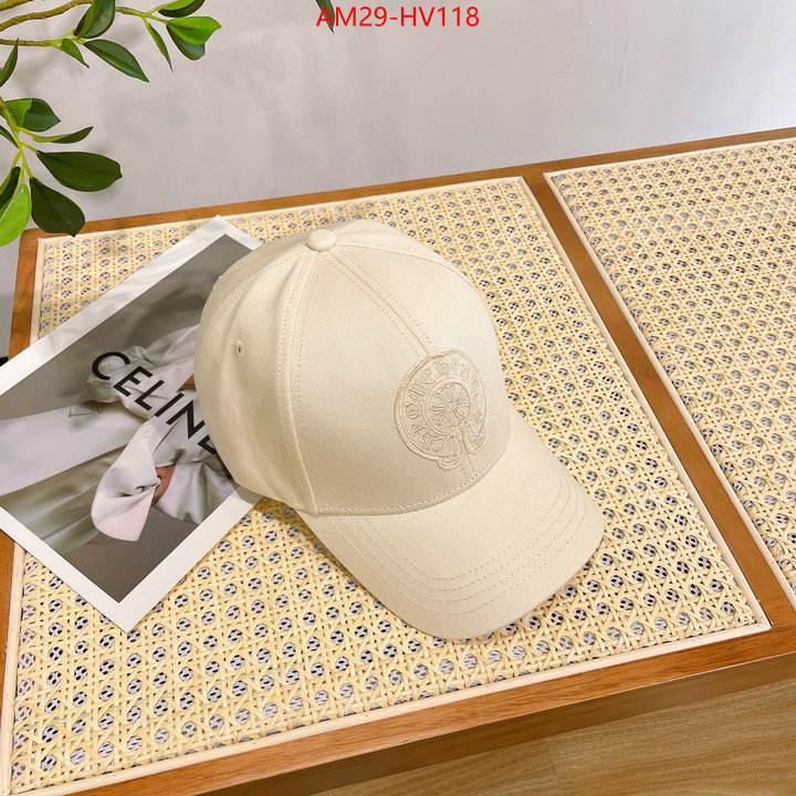 Cap (Hat)-Chrome Hearts,luxury fake , ID: HV118,$: 29USD