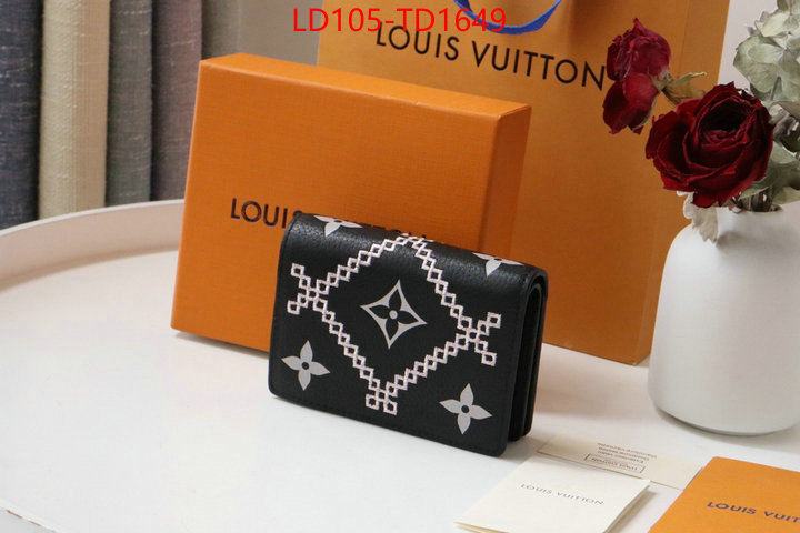 LV Bags(TOP)-Wallet,ID: TD1649,$: 105USD