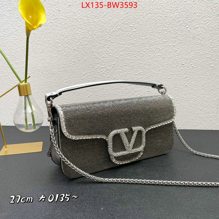 Valentino Bags(4A)-LOC-V Logo ,best designer replica ,ID: BW3593,$: 135USD