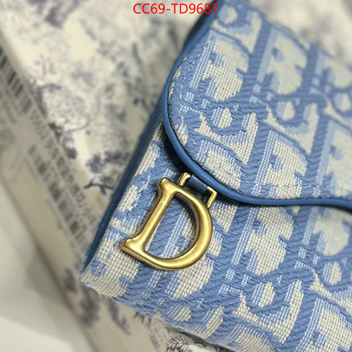 Dior Bags(TOP)-Wallet-,ID: TD9687,$: 69USD