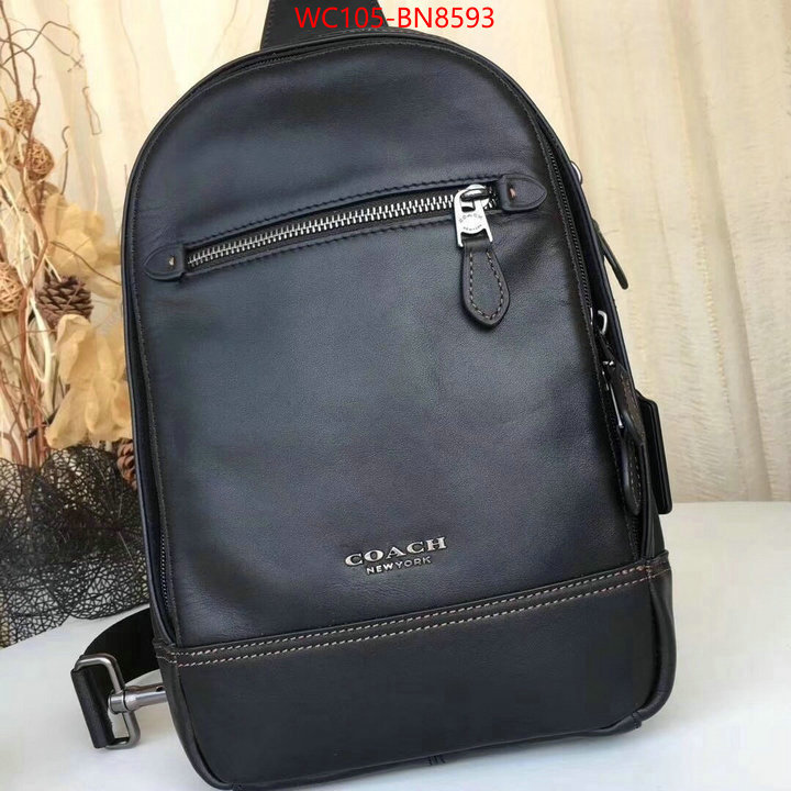 Coach Bags(4A)-Belt Bag-Chest Bag--,where can you buy replica ,ID: BN8593,$: 105USD