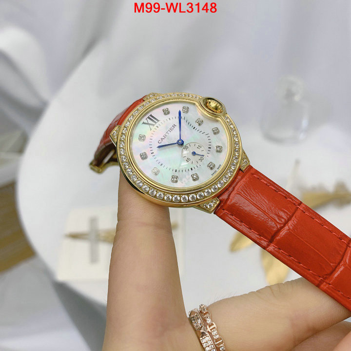 Watch(4A)-Cartier,1:01 , ID: WL3148,$: 99USD