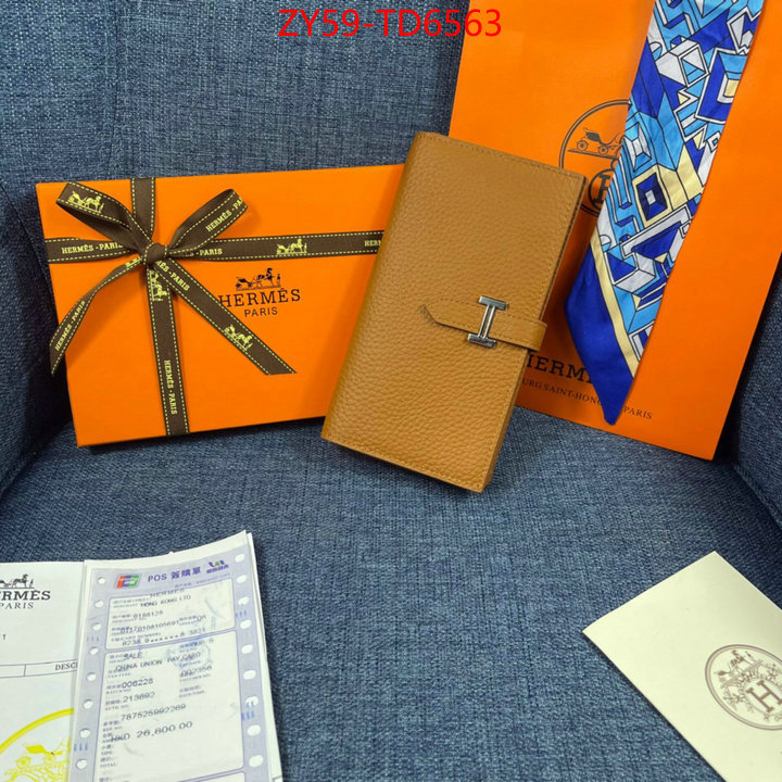 Hermes Bags(4A)-Wallet-,the best quality replica ,ID: TD6563,$: 59USD