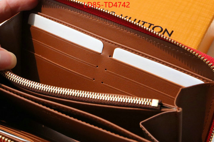 LV Bags(TOP)-Wallet,ID: TD4742,$: 85USD