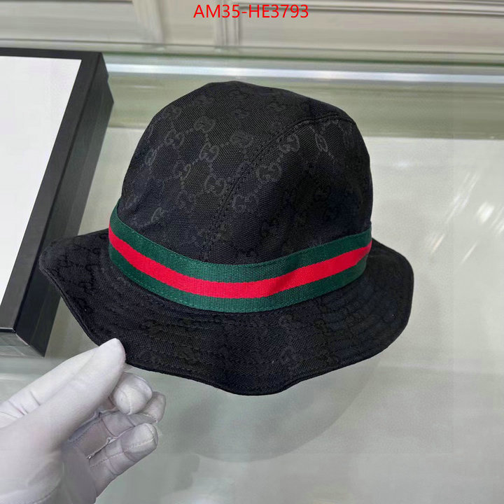 Cap (Hat)-Gucci,first copy , ID: HE3793,$: 35USD