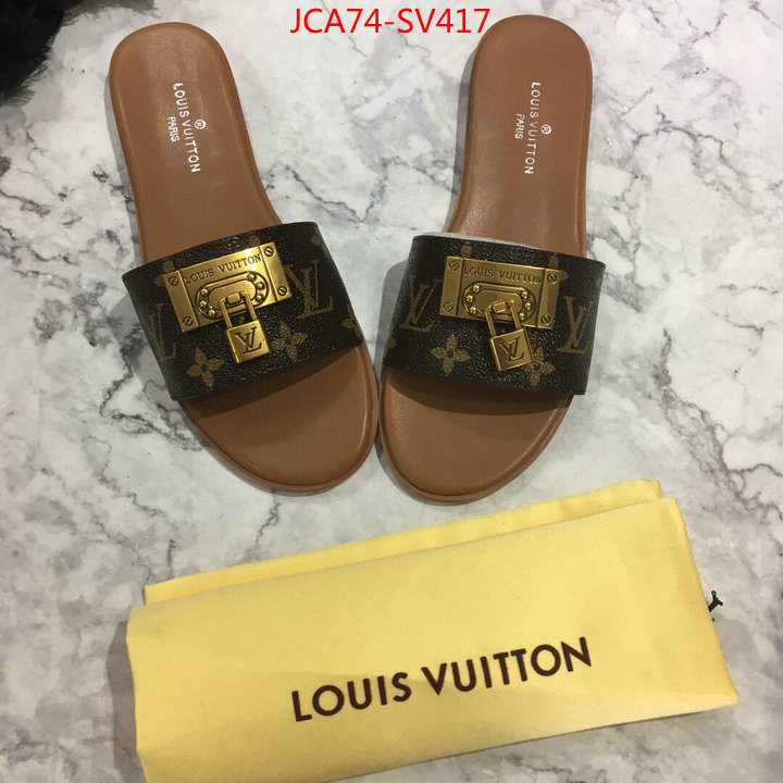 Women Shoes-LV,what 1:1 replica , ID: SV417,$:74USD