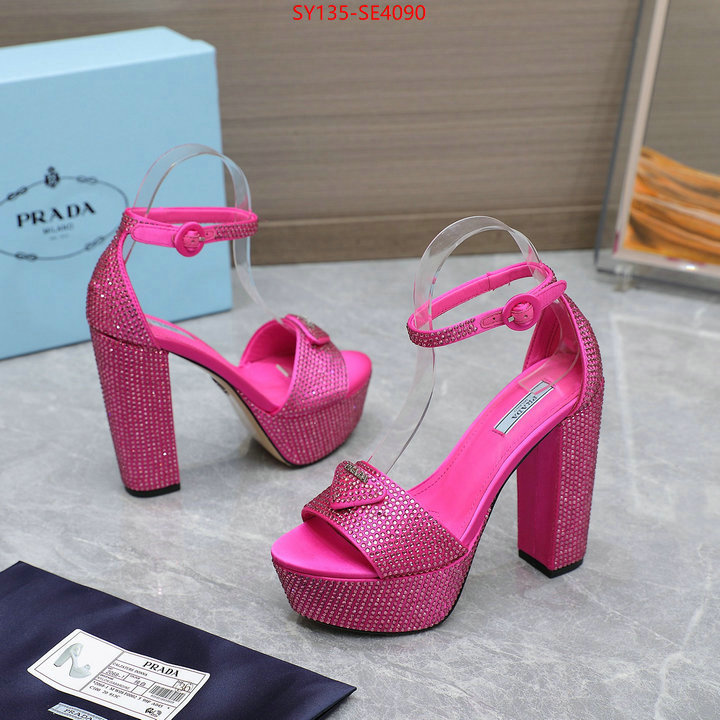 Women Shoes-Prada,mirror quality , ID: SE4090,$: 135USD