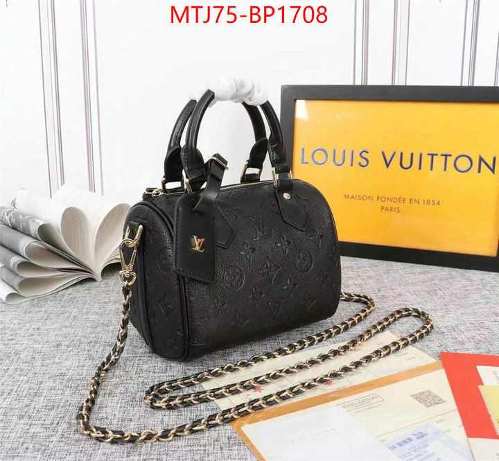 LV Bags(4A)-Speedy-,replica wholesale ,ID: BP1708,$: 75USD