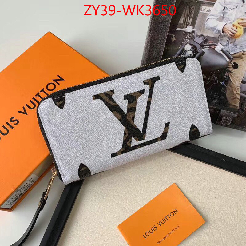 LV Bags(4A)-Wallet,ID: WK3650,$:39USD