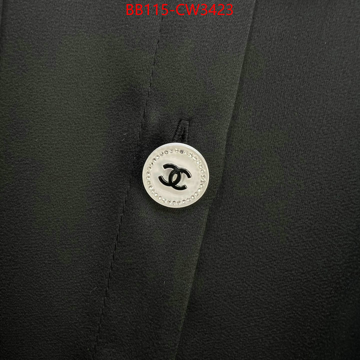 Clothing-Chanel,cheap online best designer ,ID: CW3423,$: 115USD