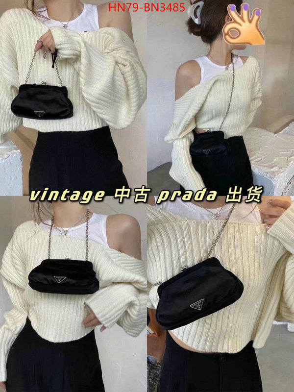 Prada Bags(4A)-Diagonal-,the best quality replica ,ID: BN3485,$: 79USD