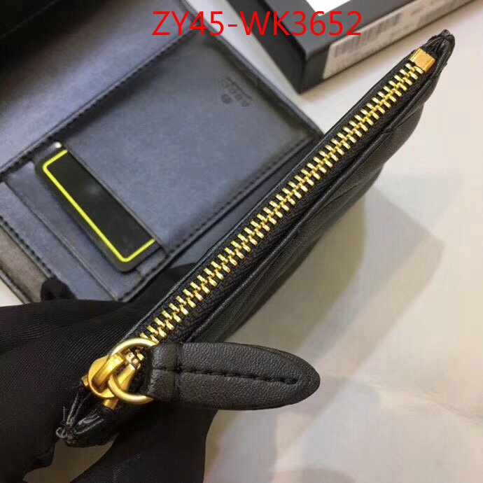 Gucci Bags(4A)-Wallet-,ID: WK3652,$:45USD