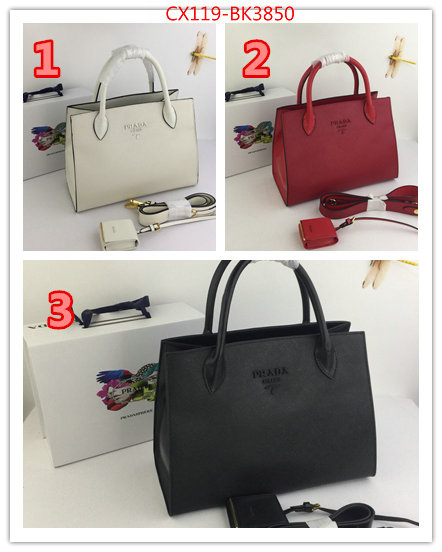 Prada Bags(4A)-Handbag-,ID: BK3850,$:119USD