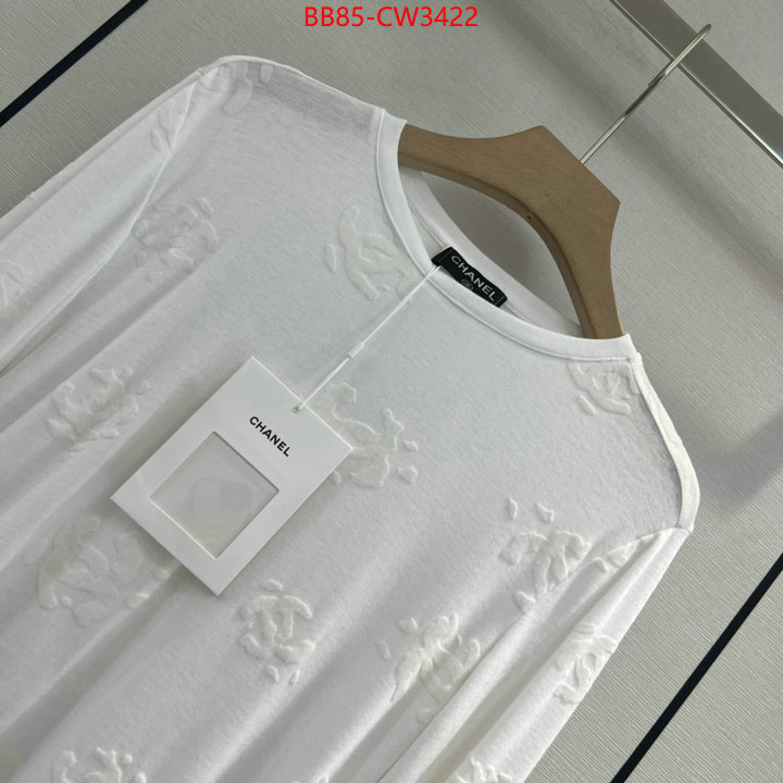 Clothing-Chanel,2023 replica wholesale cheap sales online , ID: CW3422,$: 85USD