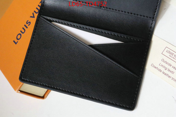 LV Bags(TOP)-Wallet,ID: TD4752,$: 65USD