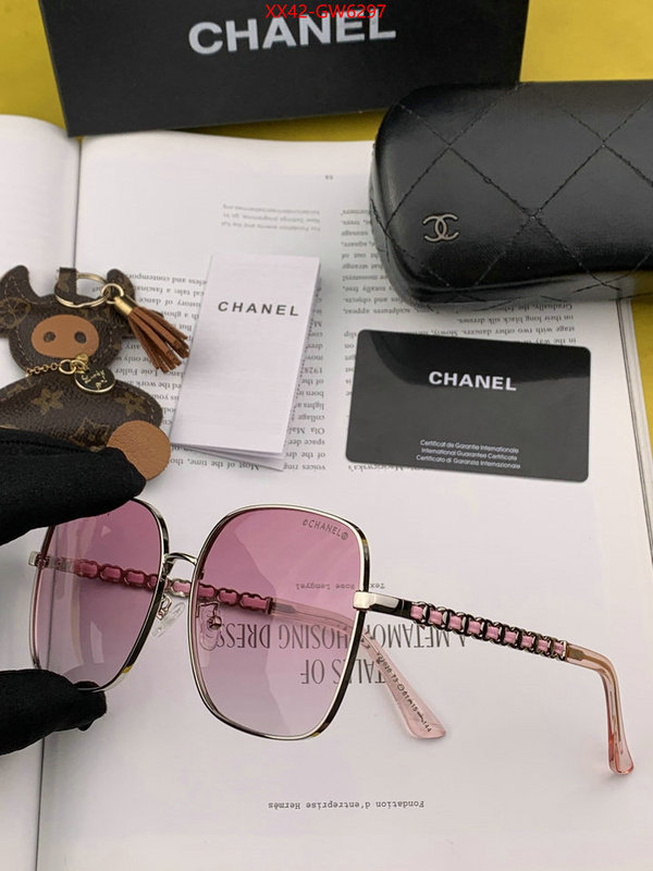 Glasses-Chanel,replica wholesale , ID: GW6297,$: 42USD