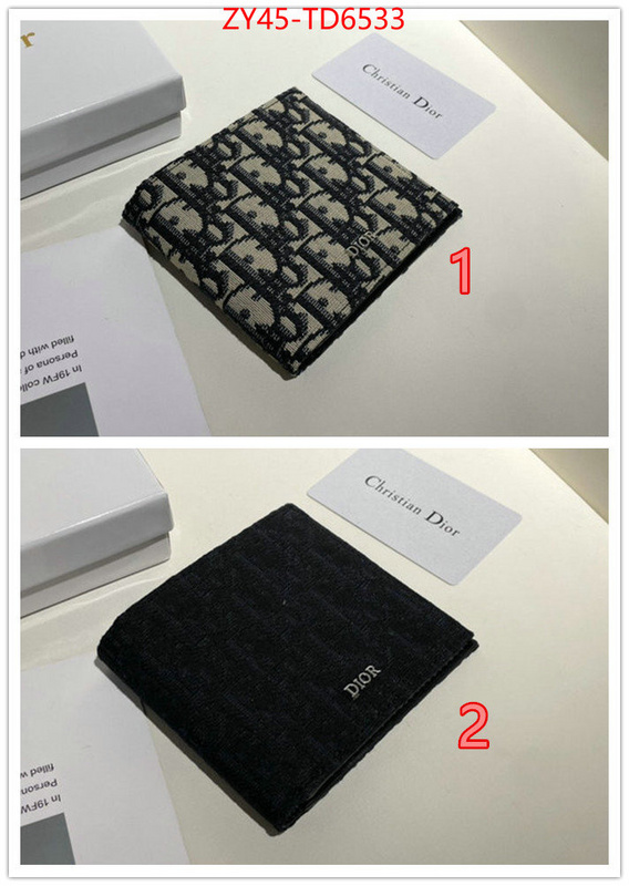 Dior Bags(4A)-Wallet-,ID: TD6533,$: 45USD