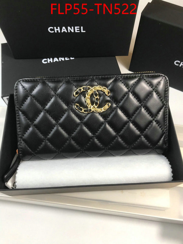 Chanel Bags(TOP)-Wallet-,ID: TN522,$: 55USD