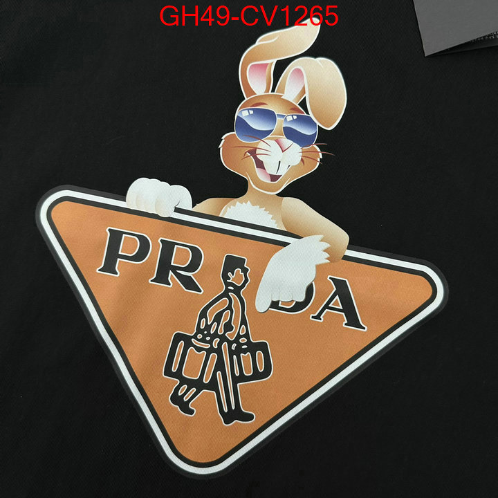 Clothing-Prada,shop cheap high quality 1:1 replica , ID: CV1265,$: 49USD