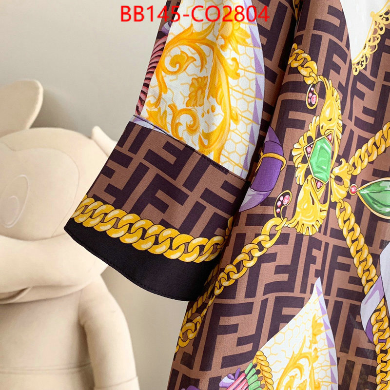 Clothing-Fendi,what is a 1:1 replica , ID: CO2804,$: 145USD