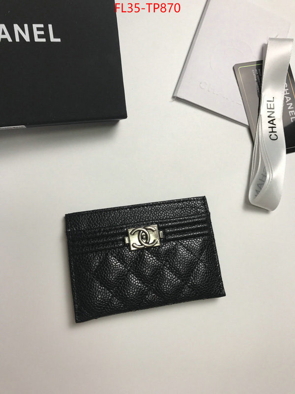 Chanel Bags(4A)-Wallet-,ID: TP870,$: 35USD