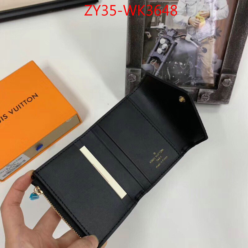 LV Bags(4A)-Wallet,ID: WK3648,$:35USD