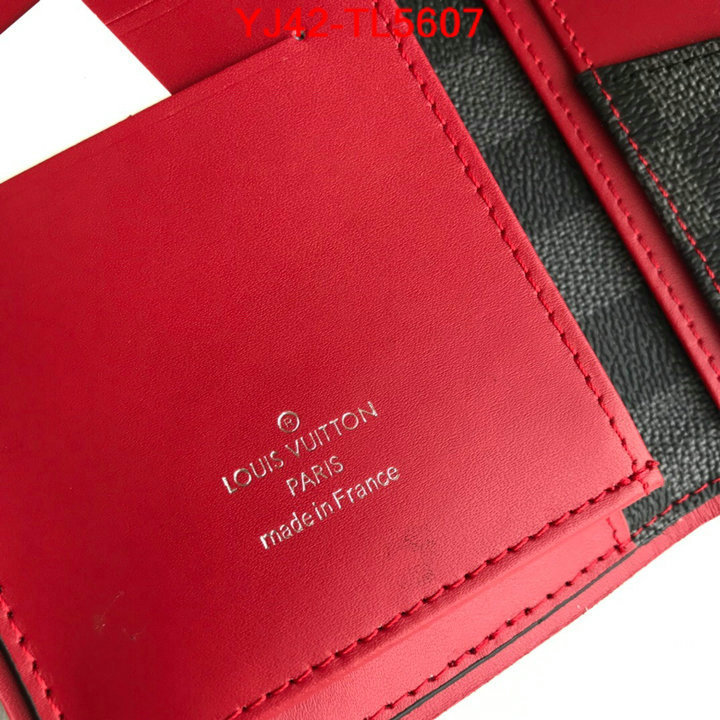 LV Bags(4A)-Wallet,ID: TL5607,$: 42USD