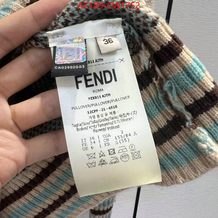 Clothing-Fendi,unsurpassed quality , ID: CW1752,$: 109USD