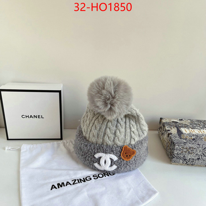 Cap (Hat)-Chanel,1:1 replica wholesale , ID: HO1850,$: 32USD