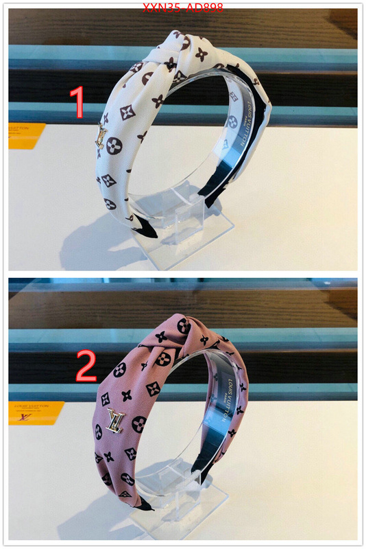 Hair band-LV,replica 2023 perfect luxury , ID: AD898,$: 35USD