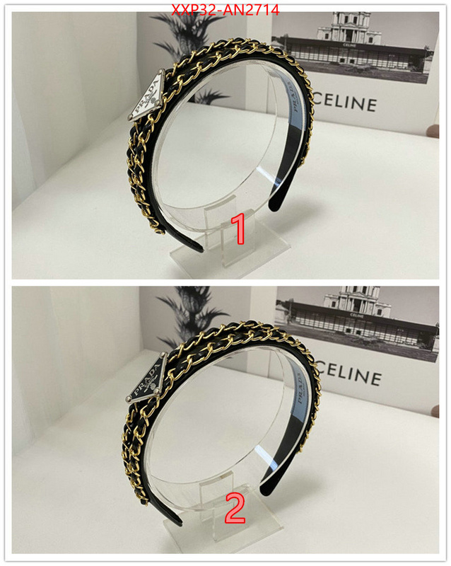 Hair band-Prada,replica 1:1 high quality , ID: AN2714,$: 32USD