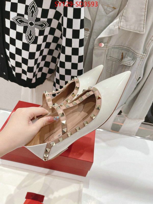 Women Shoes-Valentino,wholesale 2023 replica , ID: SD3593,$: 129USD