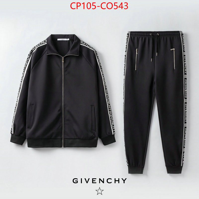 Clothing-Givenchy,buy luxury 2023 ,ID: CO543,$: 105USD