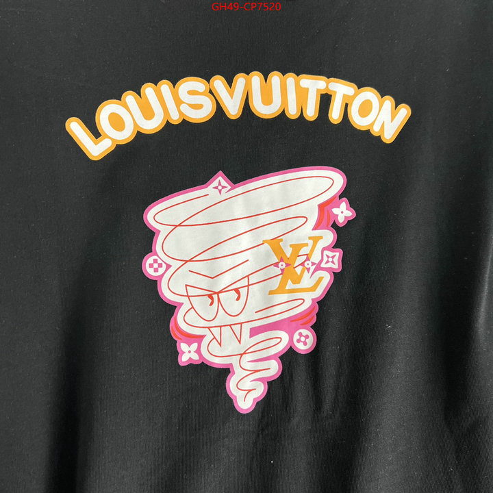 Clothing-LV,replica 2023 perfect luxury , ID: CP7520,$: 49USD