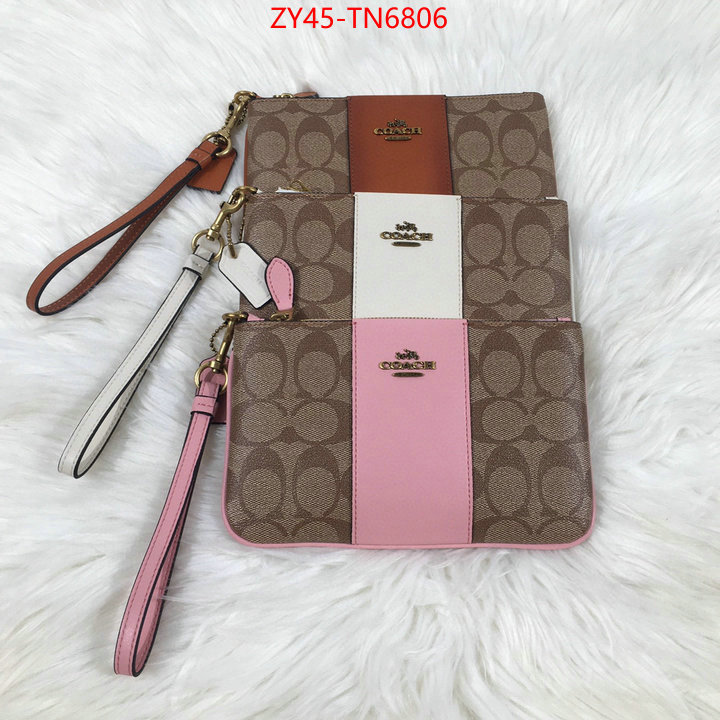 Coach Bags(4A)-Wallet,buy high quality cheap hot replica ,ID: TN6806,$: 45USD