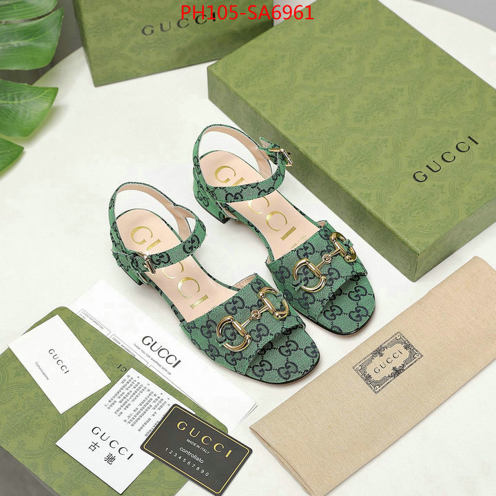 Women Shoes-Gucci,the highest quality fake , ID: SA6961,$: 105USD