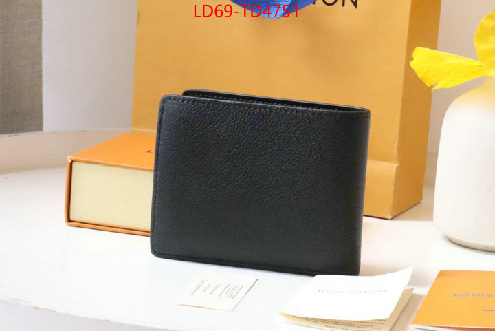 LV Bags(TOP)-Wallet,ID: TD4751,$: 69USD