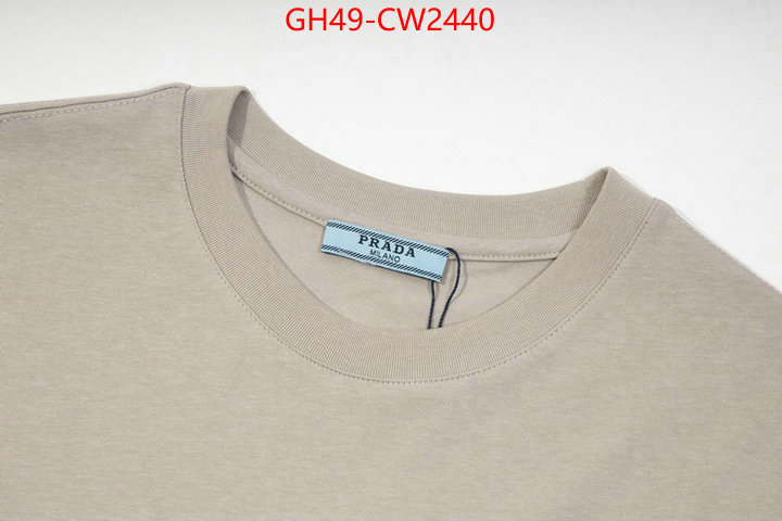 Clothing-Prada,what is aaaaa quality , ID: CW2440,$: 49USD