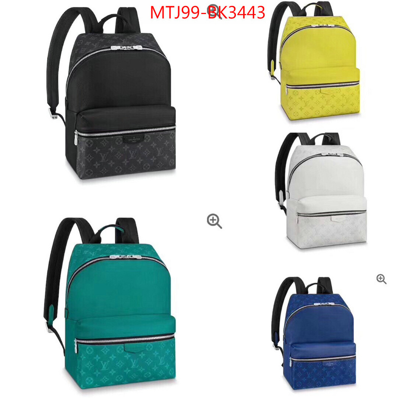 LV Bags(4A)-Backpack-,ID: BK3443,$:99USD