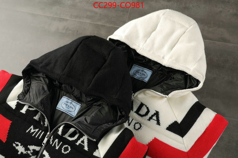 Down jacket Women-Prada,where to buy , ID: CO981,$: 299USD