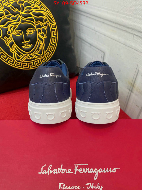 Men shoes-Ferragamo,1:1 replica , ID: SO4532,$: 109USD