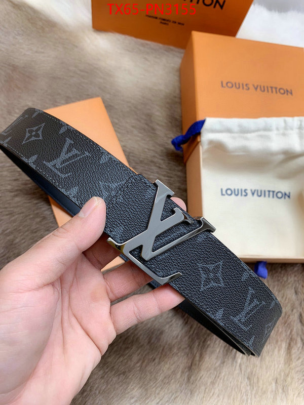 Belts-LV,shop the best high authentic quality replica , ID: PN3155,$: 65USD