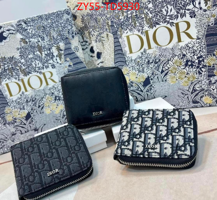 Dior Bags(4A)-Wallet-,ID: TD5930,$: 55USD